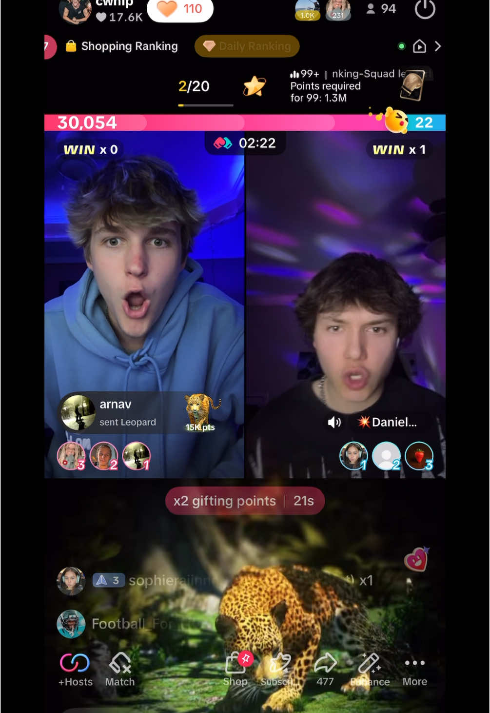 BIG shoutout to @arnav for the Lepord! He has #nolimit ☁️ Everyone go and drop him a follow 🤝 #TikTokLive #live 