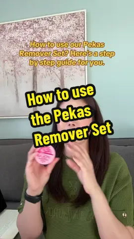 How to use the Pekas Remover Set. Please watch carefully. #pekasremover #melasmaremover #tiktokshopbon66angbday 