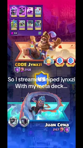 Welcome @Jynxzi #clash #clashroyale #tiktoklive #livehighlights 