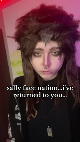i’ve missed you guys….#larryjohnson #sallyface #sallyfacegame #larryjohnsoncosplay #sallyfacegame #larryjohnsonsallyface #sallyfacecosplay 