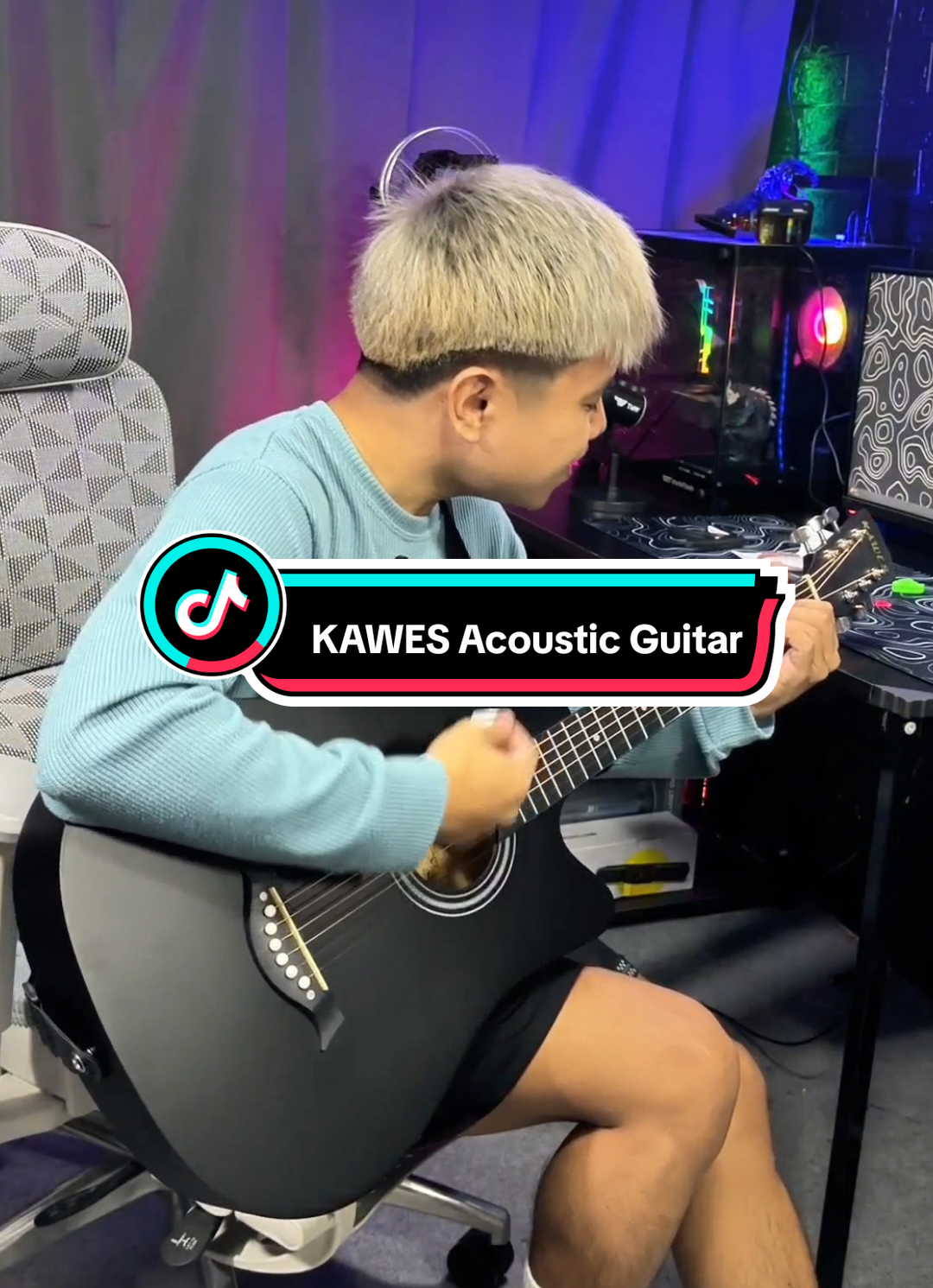 Ang ganda 🥺 #acousticguitar #guitar #kawesacousticguitar #music #budgetguitar #guitarideas #shinraTV #fyp 