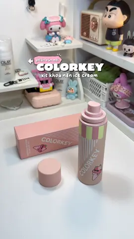 Gì chứ make up là không thể thiếu bước xịt khoá nền roàii 🪸🪸 #Colorkey #colorkeyvn #xitkhoaicecream #xitkhoamakeup #xitkhoanencolorkey 