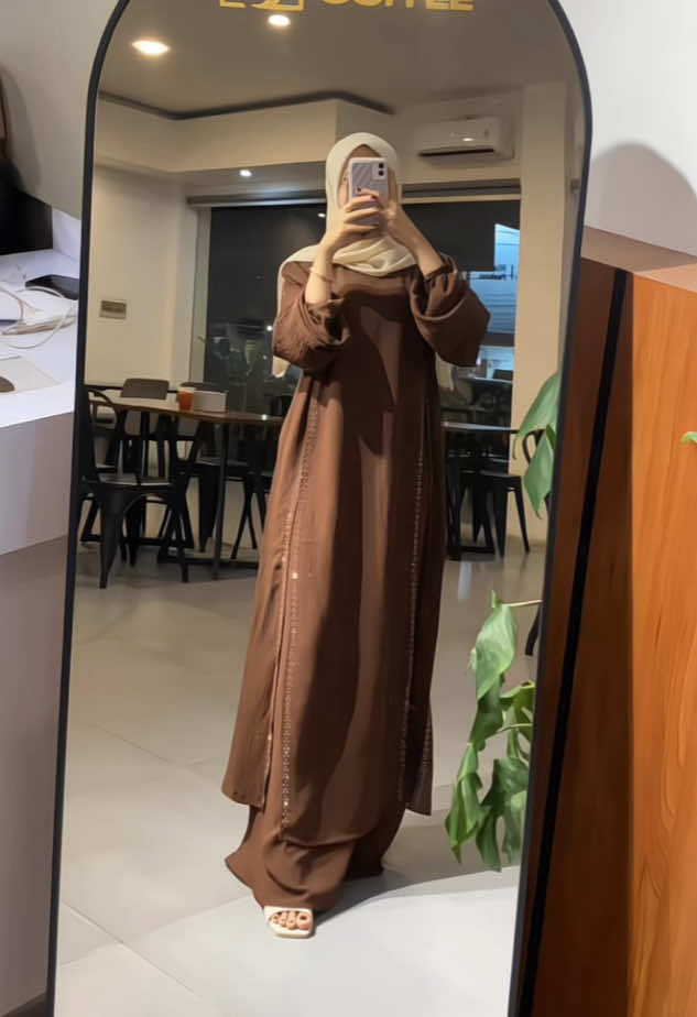 MasyaAllah 🤎🥹 #dres #dreskekinian #dreslebaran #fyp 