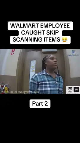 Walmart employee caught skip scanning items (Part 2) #fyp #fypシ #foryoupage #trending #policeofficer #policecamfootagevideo #policecam #viralvideo #walmart #intresting 