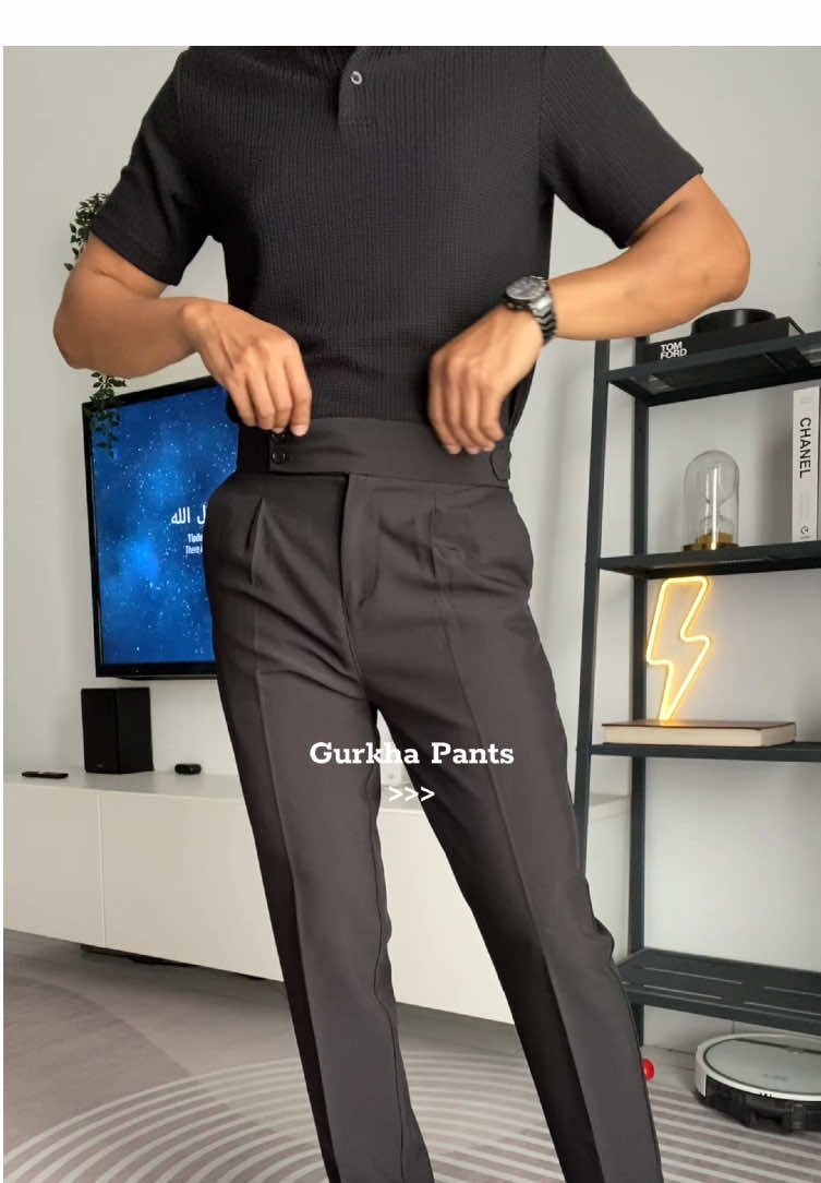Gurkha Pants 💯🔥  #seluarslack #seluarmurah #seluarlelaki #outfit #fashion #oldmoney #gurkhapants #mensfashion 