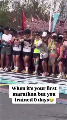 This would be me , do it on the day 😁👍 #FunnyVideo #Comedy #LaughOutLoud #Humor #ViralComedy #Hilarious #FunnyMoments #marathon #marathontraining 