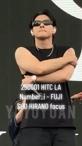 250601 HITC LA Number_i - FUJI SHO HIRANO focus #hitcla  #平野紫耀  #HITC  #88rising  #number_i  #FUJI 