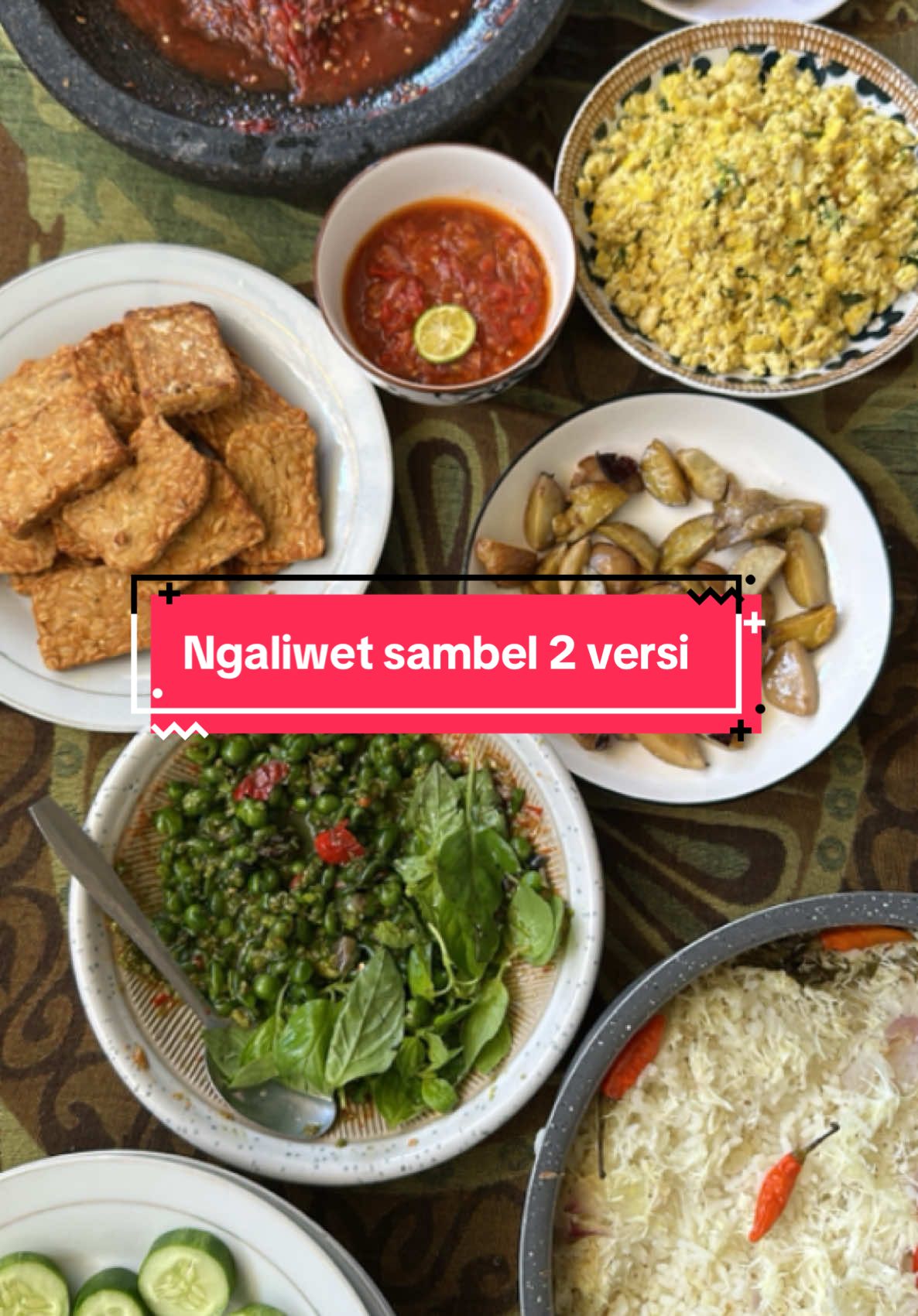 Ngaliwet sareng sambel 2 versi, sambel dadak sambel goreng ditambah karedok leunca meuni ngalimed pisan tuangna nikmat🔥🤤👌🏻🥒🌶️ #hobbymakan #videomakan #masakansimple #masaksendiri #sundaan #ngaliwet #nikmat #fypシ゚ 