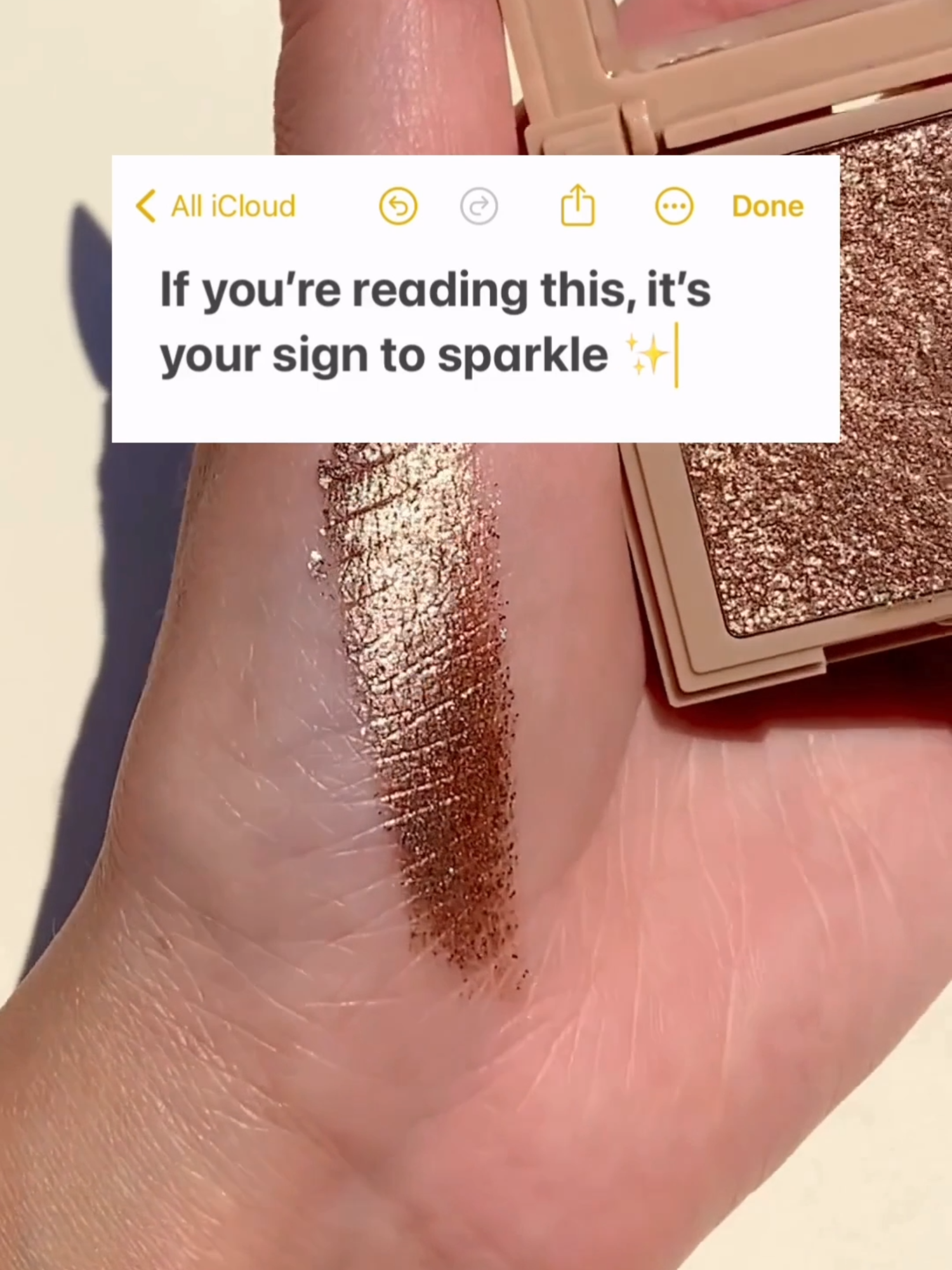 Single and ready to sparkle? Consider this your sign  ✨  #jasonwubeauty #sparklyeyeshadow #sparkleshadow #singlereadytosparkle