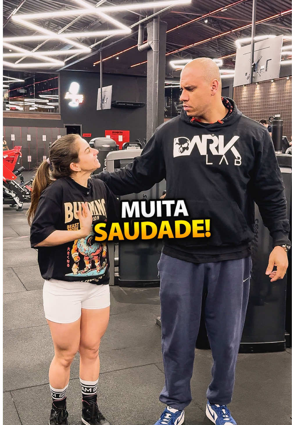 Não pode nem brincar mais… que isso🤣🤣 @Daiane Varasquin @Berzerk @Dark Lab  #memesmarombas #gymrat #amizade
