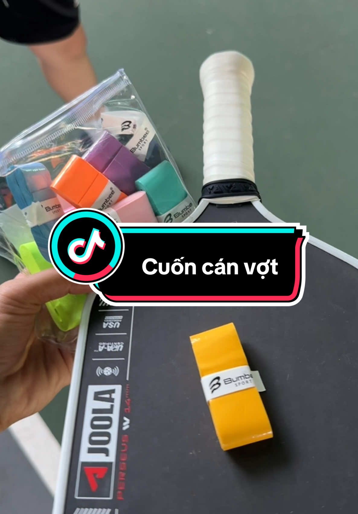 Cuốn vào vợt đánh thích lắm#GymKhanhVan#cuoncanvoipickeball 