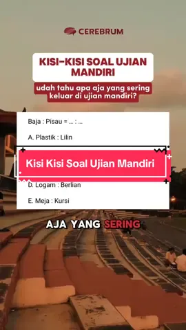 Kisi Kisi Soal Ujian Mandiri #bimbelum #bimbelonline #pejuangptn #ujianmandiri #ptn #bimbelsnbt #bimbelutbk #snbt2025 #soalutbk 