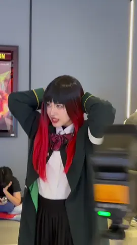tsubaki chan🗣️❤️ Hiii #tsubakinotasukucosplay #cosplayer #tsubakino #windbreaker