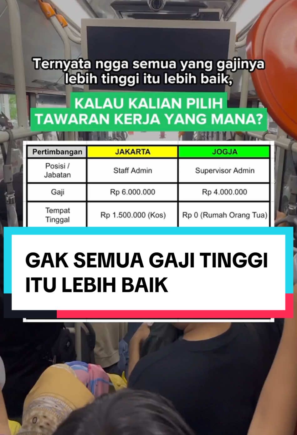 Kalau kalian dihadapi 2 pilihan di atas, kalian bakal pilih tawaran kerja yang mana? 🤔 #penawarankerja #tipskerja #infoloker #JobstreetExpress
