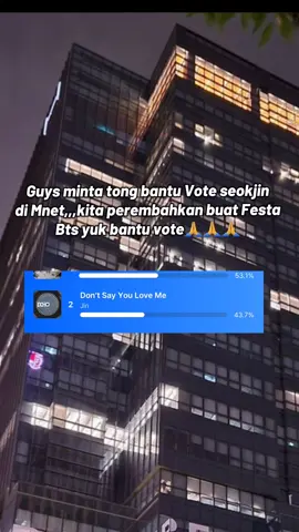 sisa berapa jam lagi tetap vote seokjin sampai akhir,,yuk army bantu vote seokjin di Mnet 🙏🙏#jin #seokjin #Jin_Echo 