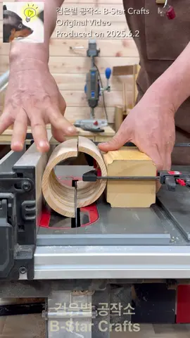 A good way to make a cylinder box #woodworking #DIY 