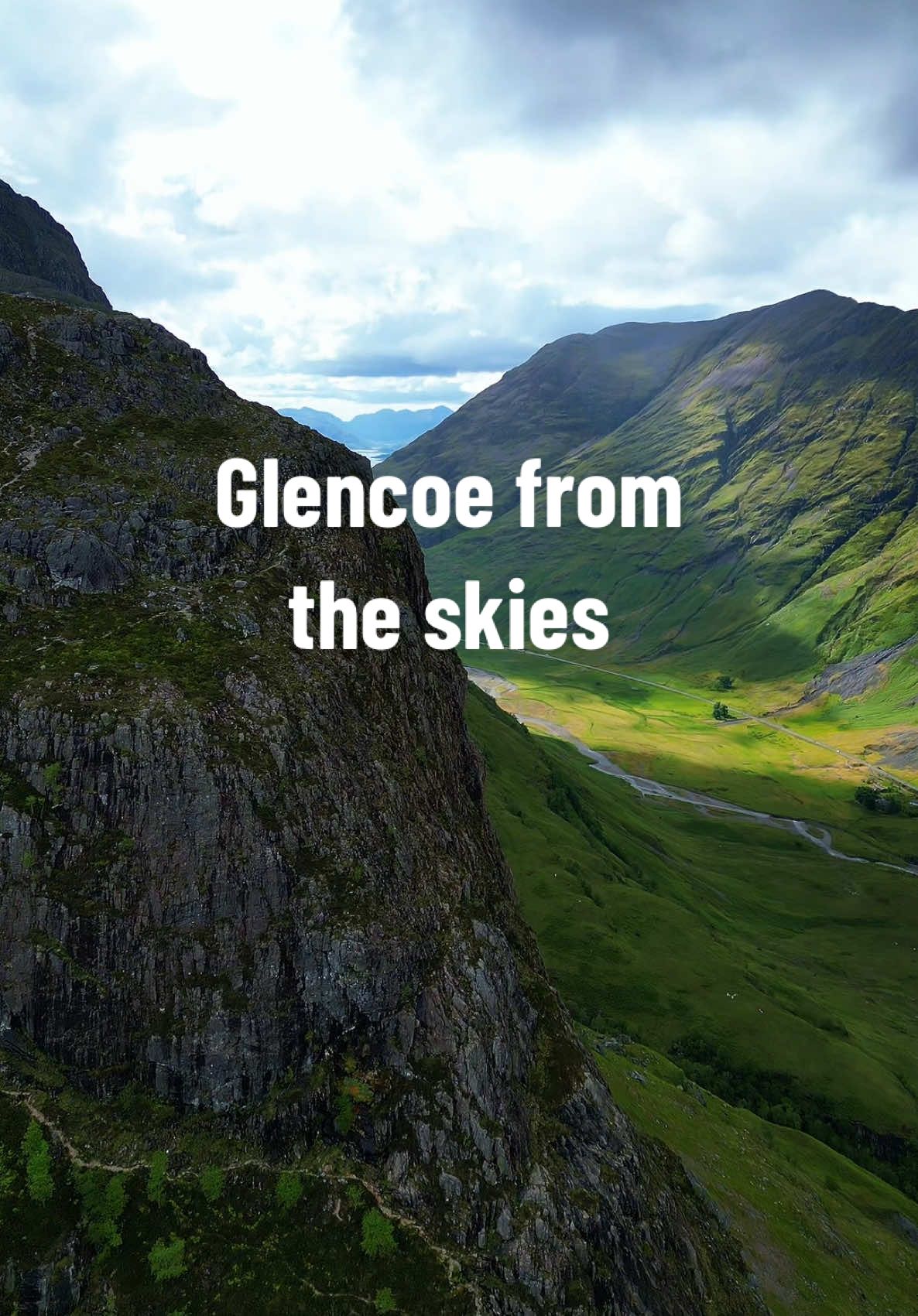 Glencoe from the skies! #glencoe #Scotland #mountains #andythehighlander #highlandertours 