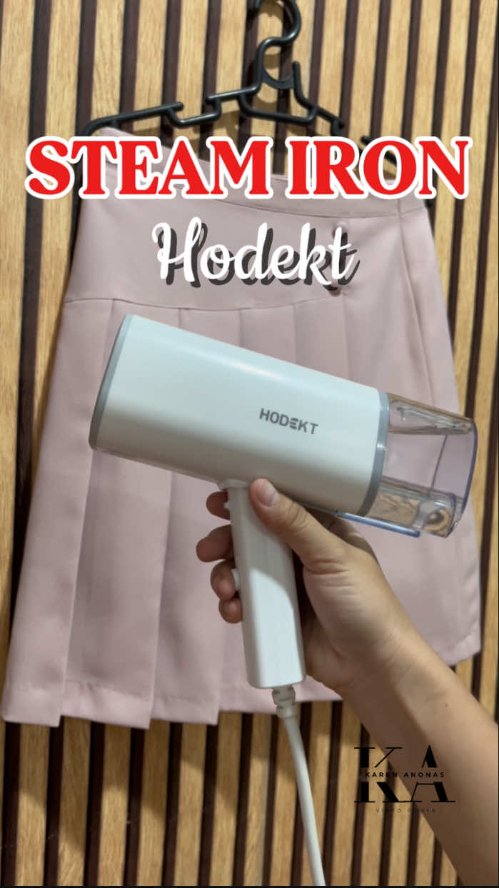 Replying to @👧bata_and_batuta🐶 Bagay talaga itong steam iron sa mga araw2 na namamlantsa ng mga uniform. #steamiron #portableiron #garmentsteamer #homeappliances #appliances #MomsofTikTok 