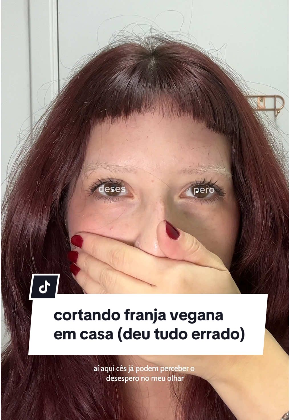 com licença, estou na minha era Mayhem  #franja #bangs #franjinha #microbangs 