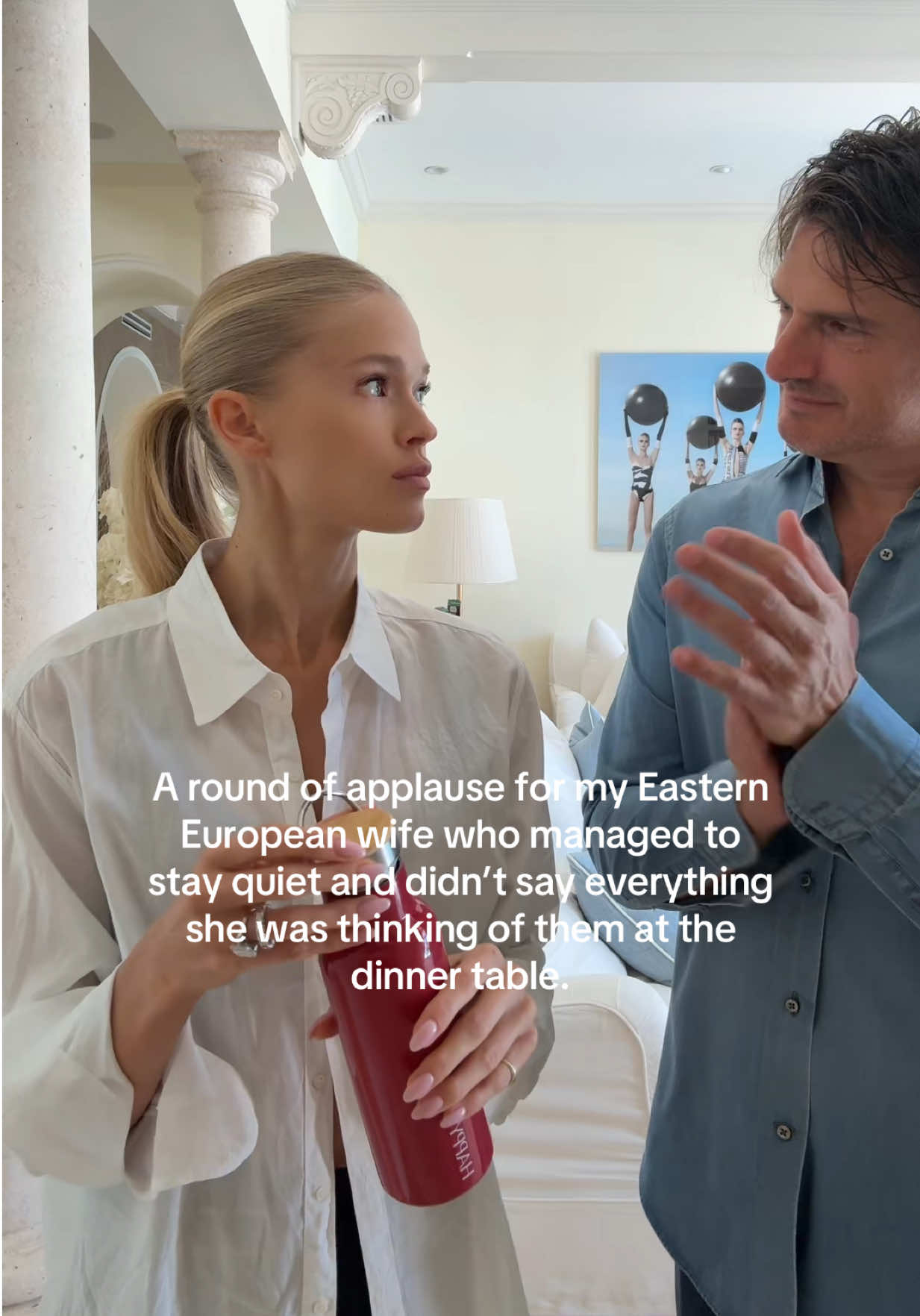 It’s a constant struggle 😂 #lol #easterneuropean #couplecomedy 