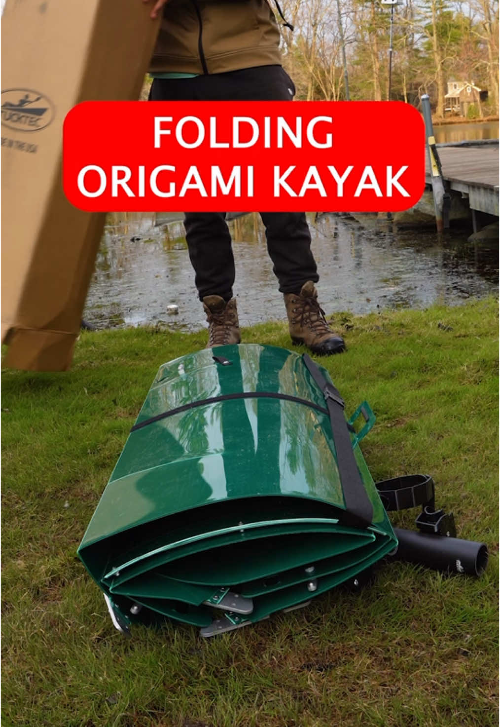 Fold-Up Full-Length 10 foot Kayak! #fishing #fisherman 