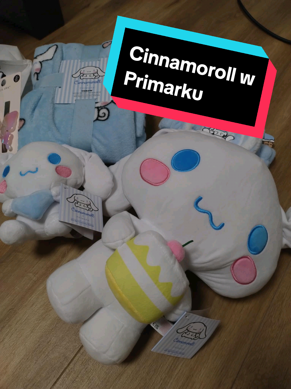 Mówiłam już że lubię Cinnamorolla? #cinnamonroll #sanrio #primark #haul #dokidoki #juicycouture #primarkhaul #wig #varesa 