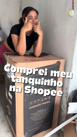 Adquiri o meu tanquinho na @Shopee Brasil , e eu to amando o uso dele, não botei tanta fé que seria tão bom na limpeza das roupas!   Código AWW-RQZ-QLB (digite essas letras na barra de pesquisa da Shopee e encontre o tanquinho). #achadinho #achadinhosdashopee #compras #comprinhas #shopeecreator #acheinashopee   publicidade