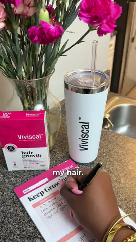 Fuel your confidence with #Viviscal Hair Growth Supplements, available to shop on @amazon! Every journey starts with just one step... Or in this case, one supplement! 💊 #ViviscalPartner