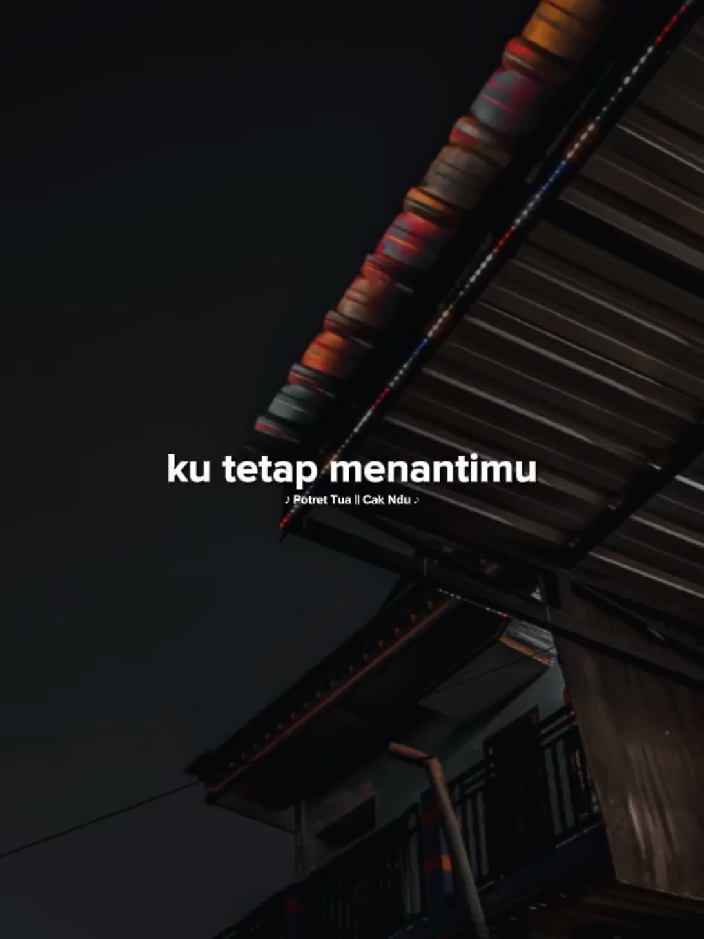 Potret tua🎧 . . . #CapCut #liriklagu #overlay 