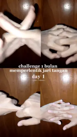 day 1 👐🏻🍀 #jarilentik #challenge #jaritangan #4u #fypage 