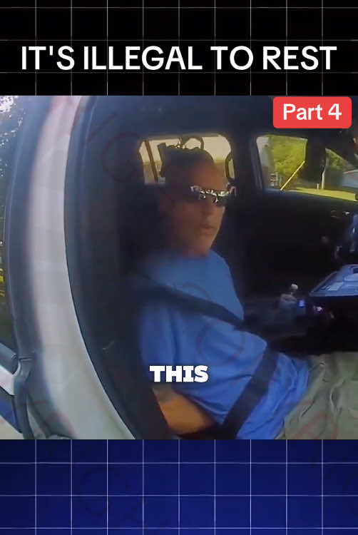 IT'S ILLEGAL TO REST #cops #police #lawsuit #unlawful #trafficstop #powertrip #arrested #jail #lawyer #1stamendment #auditingamerica 