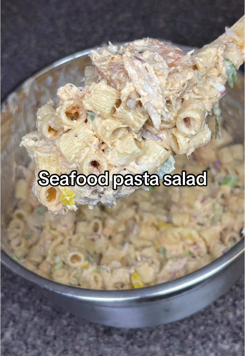 Let’s make some Seafood Pasta Salad !  3-4 green onion  3-4 celery sticks  1/2 red onion 2 packs of @chickenoftheseaofficial  smoked salmon  Lump crab or claw crab meat  Shrimp  Mayonnaise  Dijon mustard  Old bay seasoning  Salad supreme  Garlic paste  Banana peppers  Boil ditalina noodles in chicken bouillon or heavily salt  2 eggs  #seafood #seafoodpastasalad #mealideas #dinner #seafoodlovers #pasta #Recipe #seafoodpasta #daeatzwitbri #DinnerIdeas 