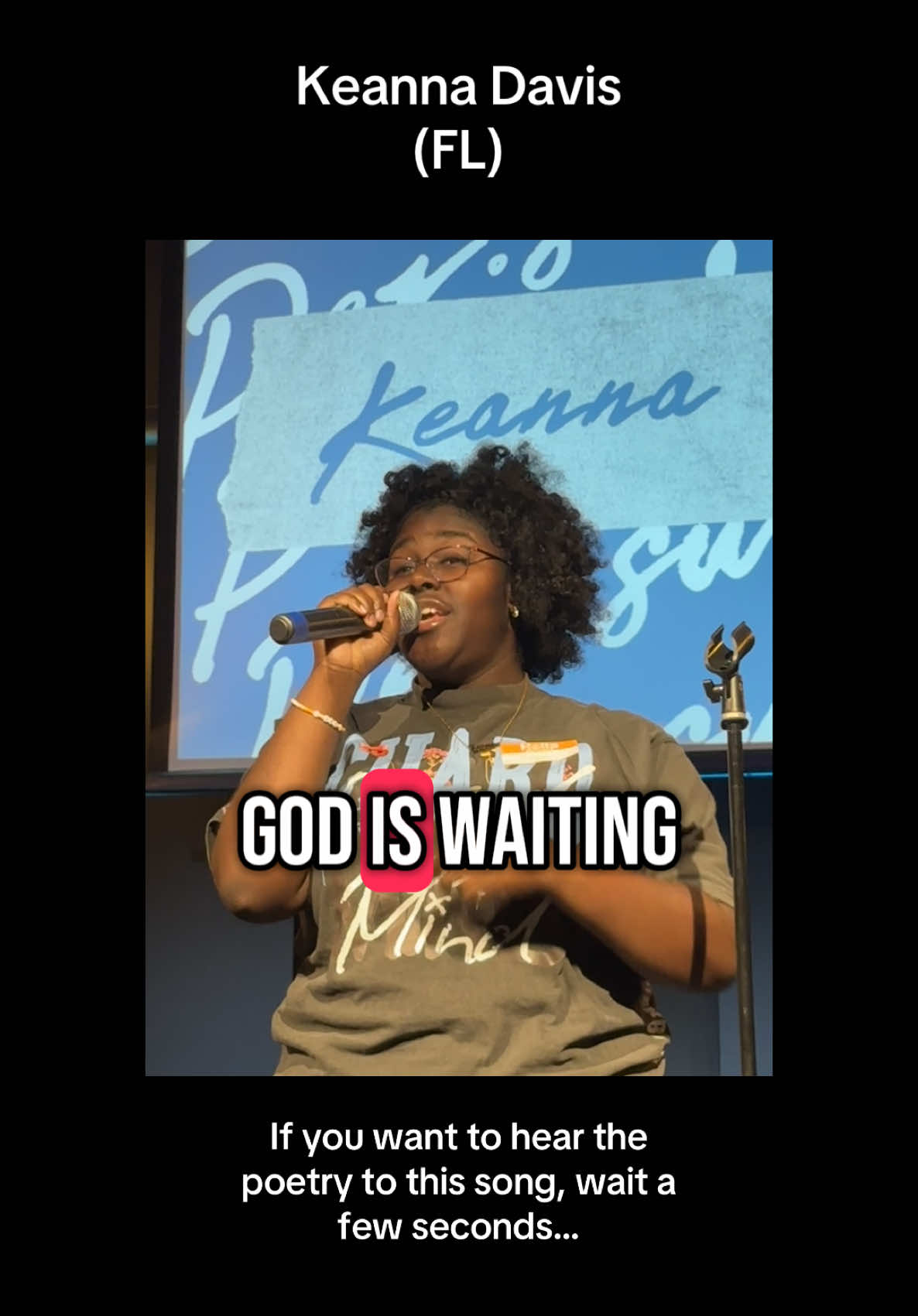 This was SUCH a special performance - Keanna rocked the house!! #christianartist #christianpoetry 