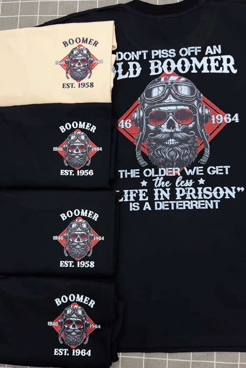 At this age, guess what I'm afraid of anymore? 😂😂😂 #babyboomer #babyboomersontiktok #babyboomer60 #babyboomernails #boomer #babyboomershirt #trending #goviraltiktok #boomerdad #boomermom #boomerparent #babyboomers #babyboomertrauma #boomeredit #boomersgrandparent #babyboomermen #babyboomerwomen #boomersdad #boomersmom #customshirt #boomershirt 