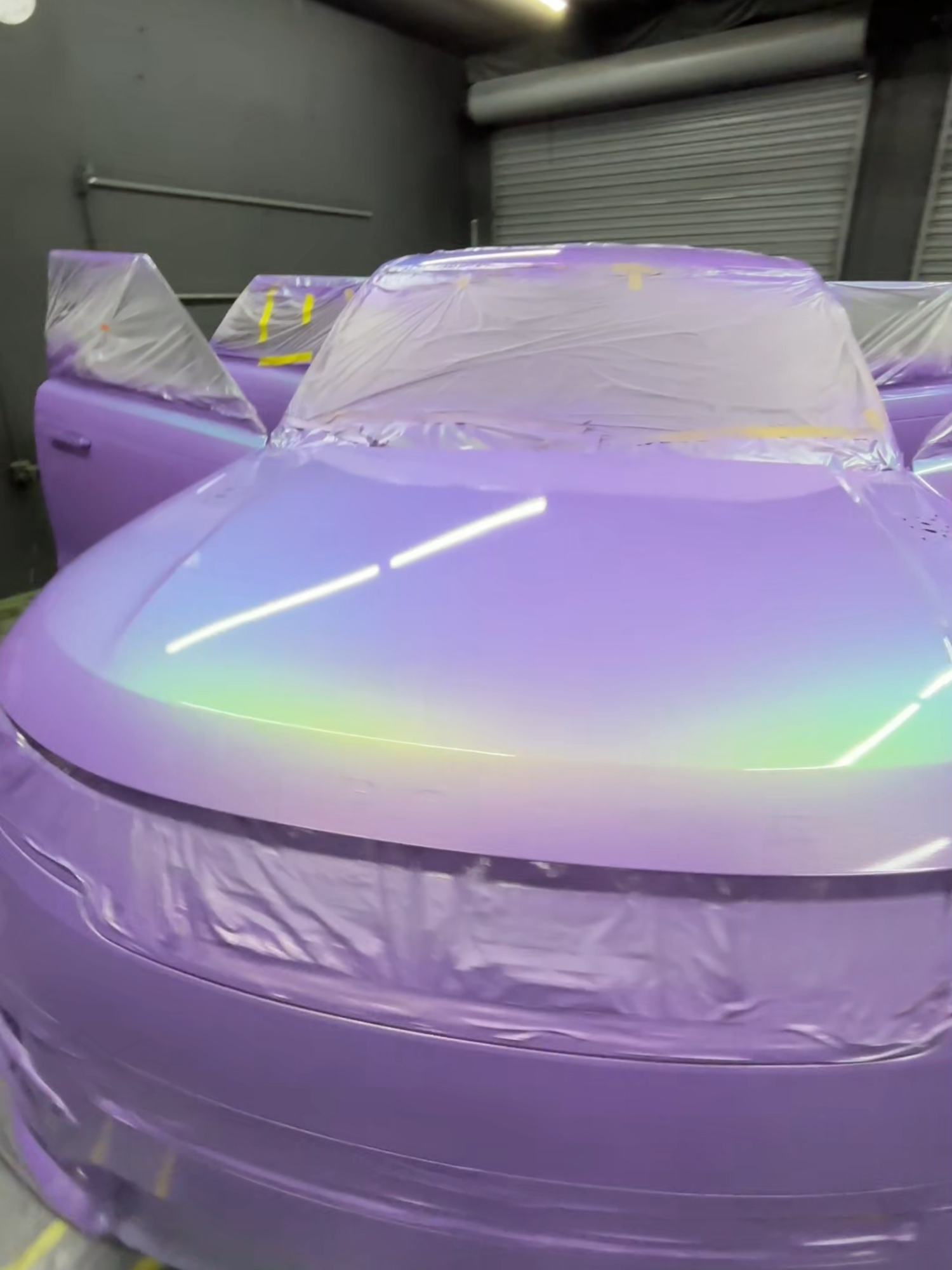 I think I walked around the car at least a thousand times. I can't stop staring at it! Fully peel-able 