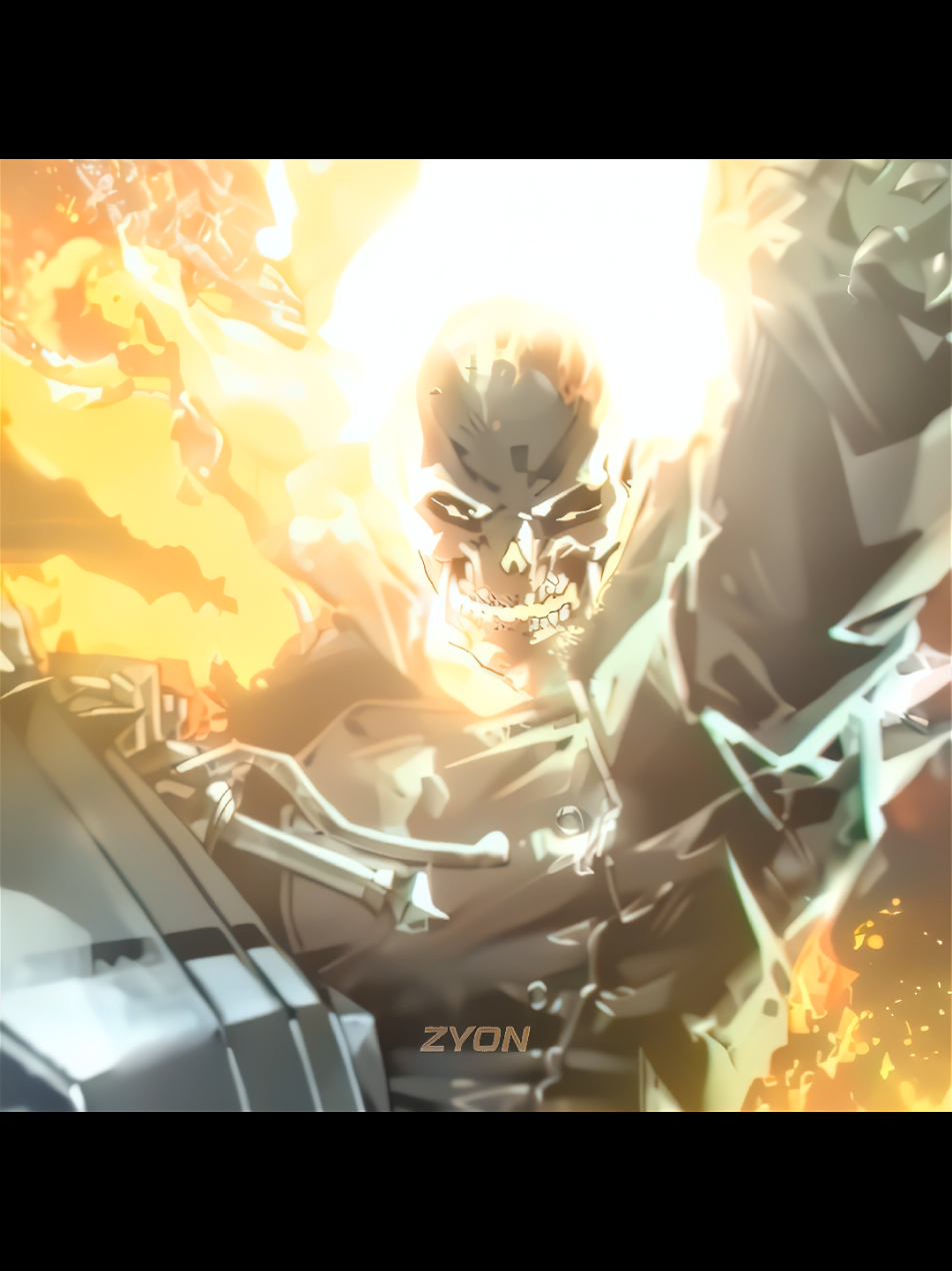 Any Ghost Rider fans here? Quality Settings in bio! #marvel #animation #ghostrider #mephisto #edit #4k #fy #foryou 