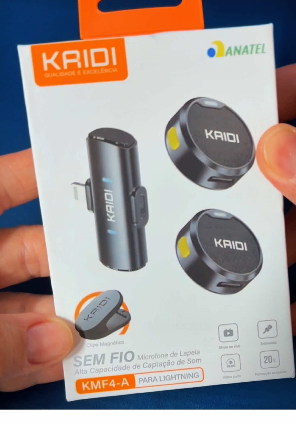 Review do meu microfone de lapela Kaidi (tipo-C e Lightning Não precisa pagar caro pra ter coisa boa! Clica no carrinho laranja e aproveita a promoção! #microfone #microfonedelapela #review #blogueira #promocao #fyp #tiktokshopchegou #tiktok