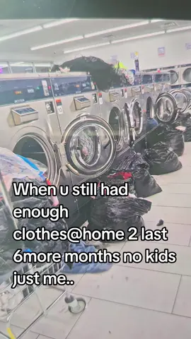 when you tell people that you got a whole thrift store in your home you can start a small thrift store all the clothes that I got I swear I can at least went 6 months or more without even washing those clothes so you just think about how big my closet is it's full of stuff and then I have stuff that still have brand new tags and stuff on it and all the stuff with brand new text can probably last me a good two to three months by itself so this is so crazy who else is like this?????#fyp #laundry 