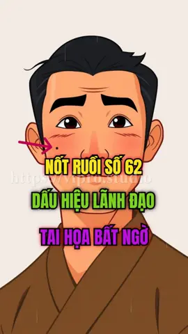 Nốt ruồi số 62: Dấu hiệu người có số làm lãnh đạo #tuvi #xemtuvi #boi #xemboi #nhantuong #namgioi #mat