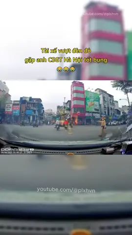 Tài xế vượt đèn đỏ gặp anh CSGT Hà Nội tốt bụng  #giaothong #csgt #hanoi #mayman #luatgiaothong