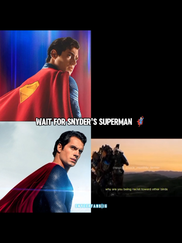 the difference between James Gunn Superman and Zack Snyders superman 🦸🏻‍♂️ #superman #henrycavill #manofsteel #dcextendeduniverse #dcstudios #dcuniverse  #davidcorenswet #memes #jamesgunn #prettylittlebaby #transformers #restorethesnyderverse #makemanofsteel2 #dcsuperman #snyderverse #tiktok #trending #foryou #foryoupage 