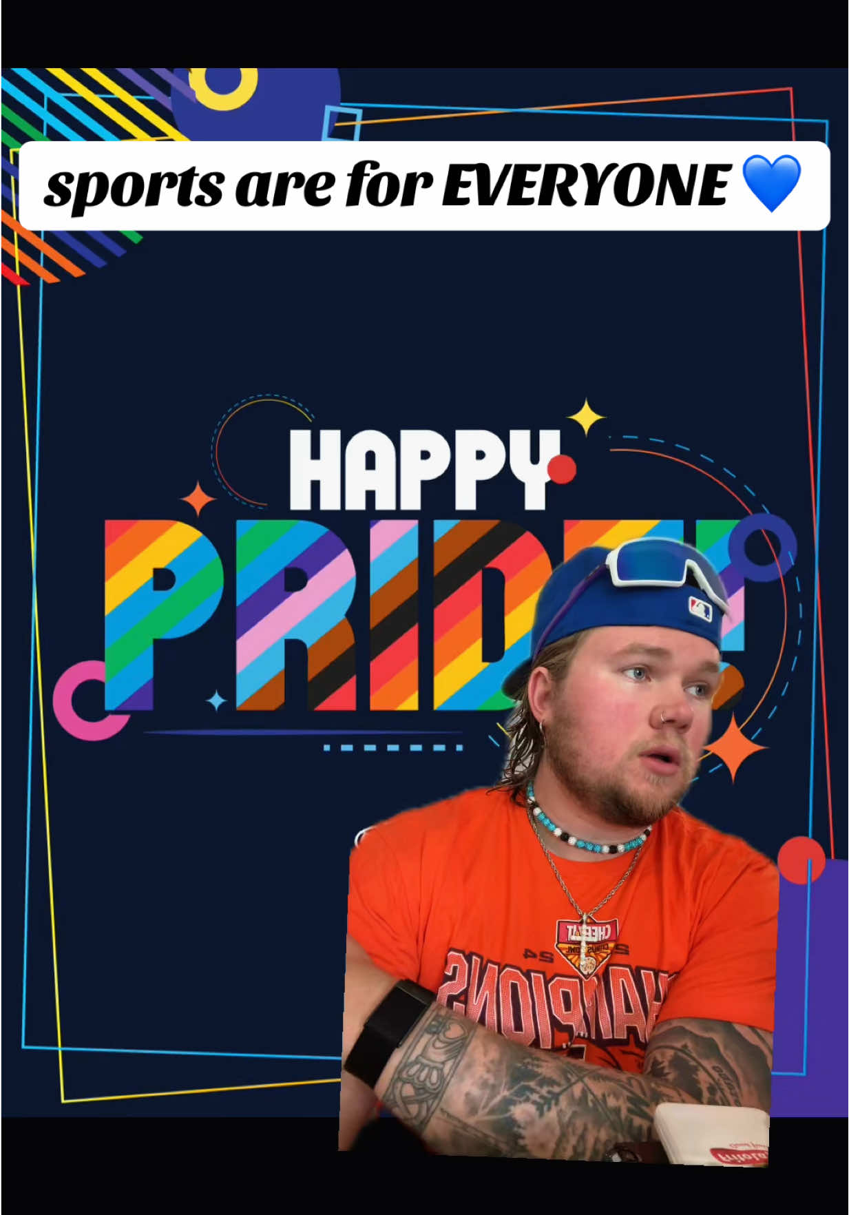 Pretty disgusting that I even have to make this video but felt it was necessary — happy pride month 🫡 #pridemonth #Pride #sports #chitownchondy #ballknower 