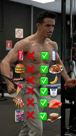 Healthy food ✅ VS Unhealthy food ❌ @Tibo Inshape Nutrition @ShapeYou 