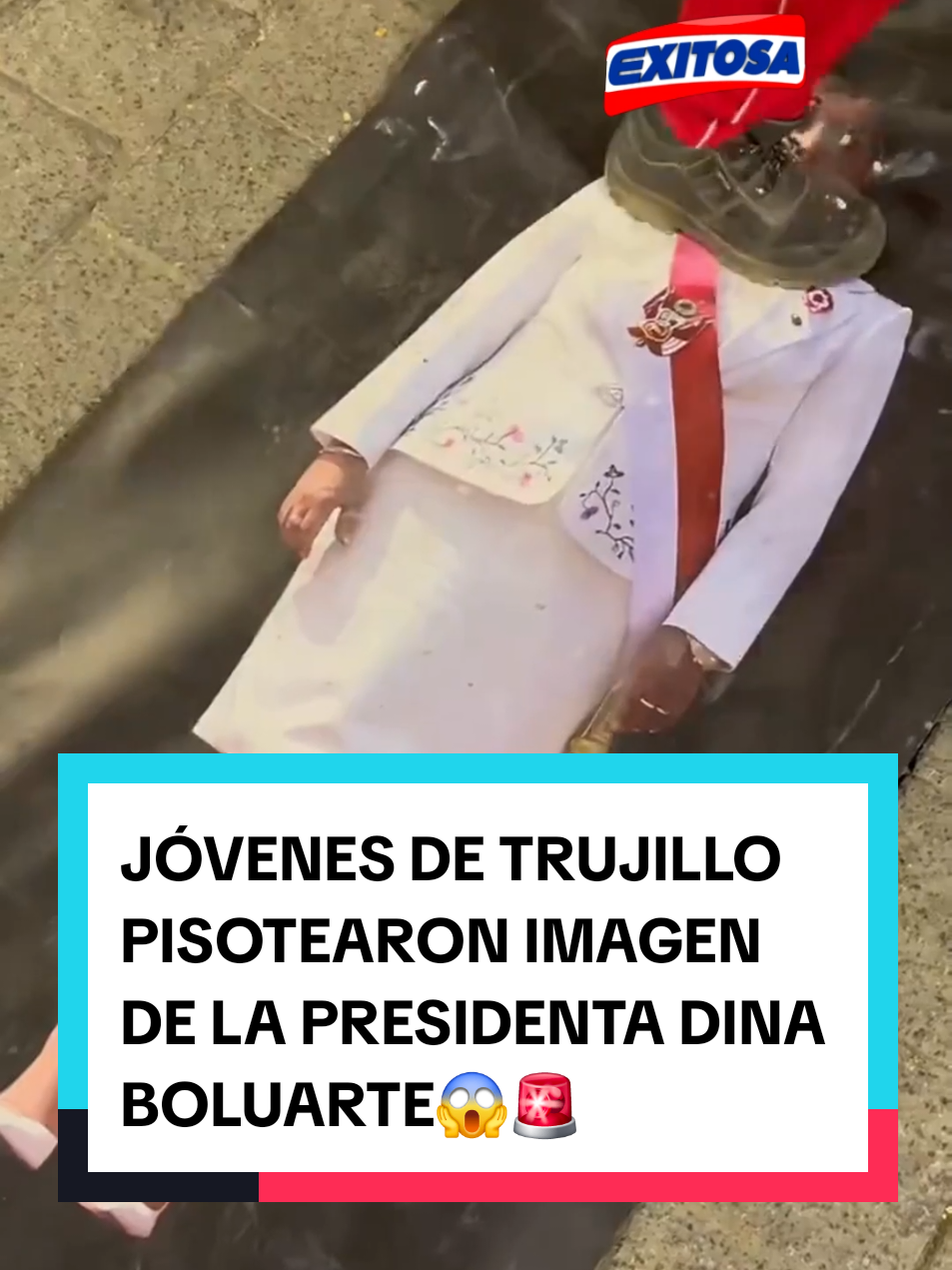 🔴🔵 Jóvenes de Trujillo pisotearon imagen de la presidenta Dina Boluarte #peru🇵🇪 #exitosa #exitosanoticias #dina #dinaboluarte #trujillo #trujilloperu🇵🇪 
