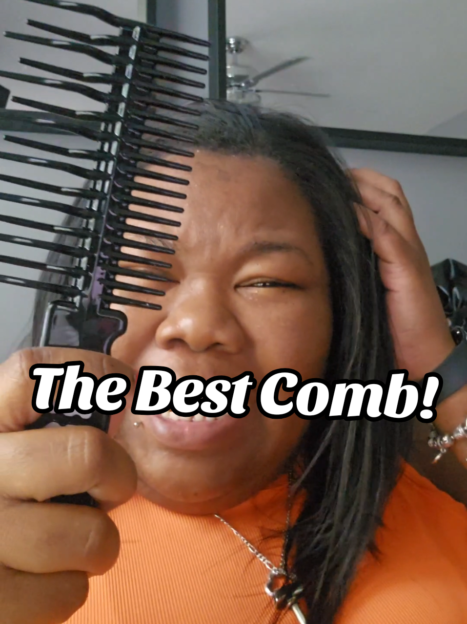 Definitely scratch that itch #CoryNes #HealthyHairJourney #BlackGirlMagic #DetanglingComb #HairTools #HairComb #BestComb 