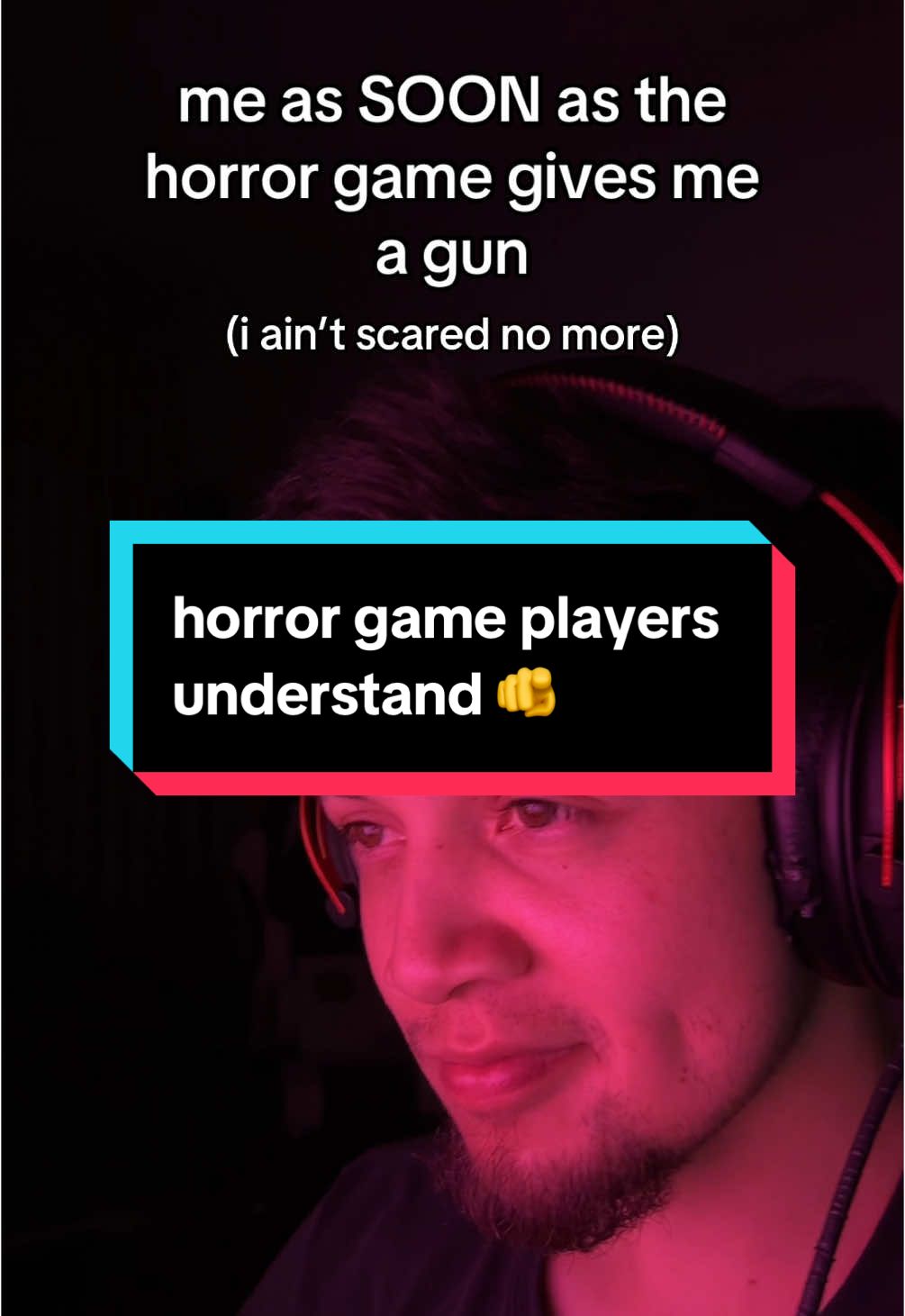 literally makes it a whole different game #gamingmemes #horrorgaming #horrorgames #gamers #memes 