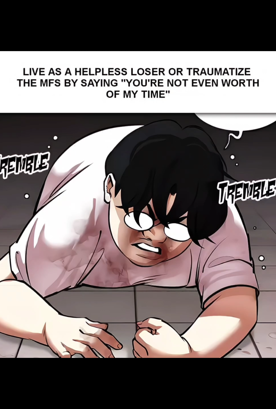 bro never duck any fade😭✌🏻 truly a masterpiece - The Goat Always comes back stronger ✍🏻🔥  #strongest #webtoon #edit #fpy #foru #fyp #manhwa #lookism #manhwareccomendation #editfyp #fyppppppppppppppppppppppp #danielpark #parkhyungseok #danielparklookismn #parkhyungsik 