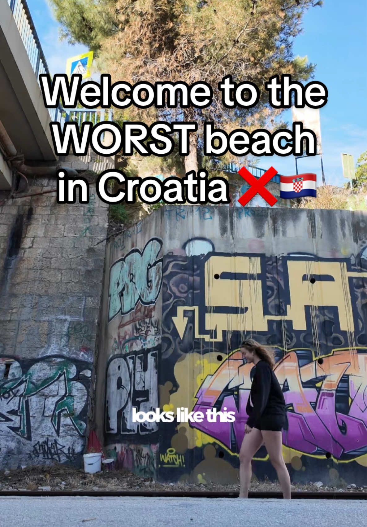 Biggest travel fail in Croatia… going to this beach 😅 Where are my fellow Bačvice haters… I am always shocked when I see people at this beach (unless you’re there to party/play sports that are better on sand than rock)  Split doesn’t exactly have the bestttt beaches compared to the islands or smaller towns, but it definitely gets better than this place #croatia #traveleurope #splitcroatia #hrvatska #balkantiktok 