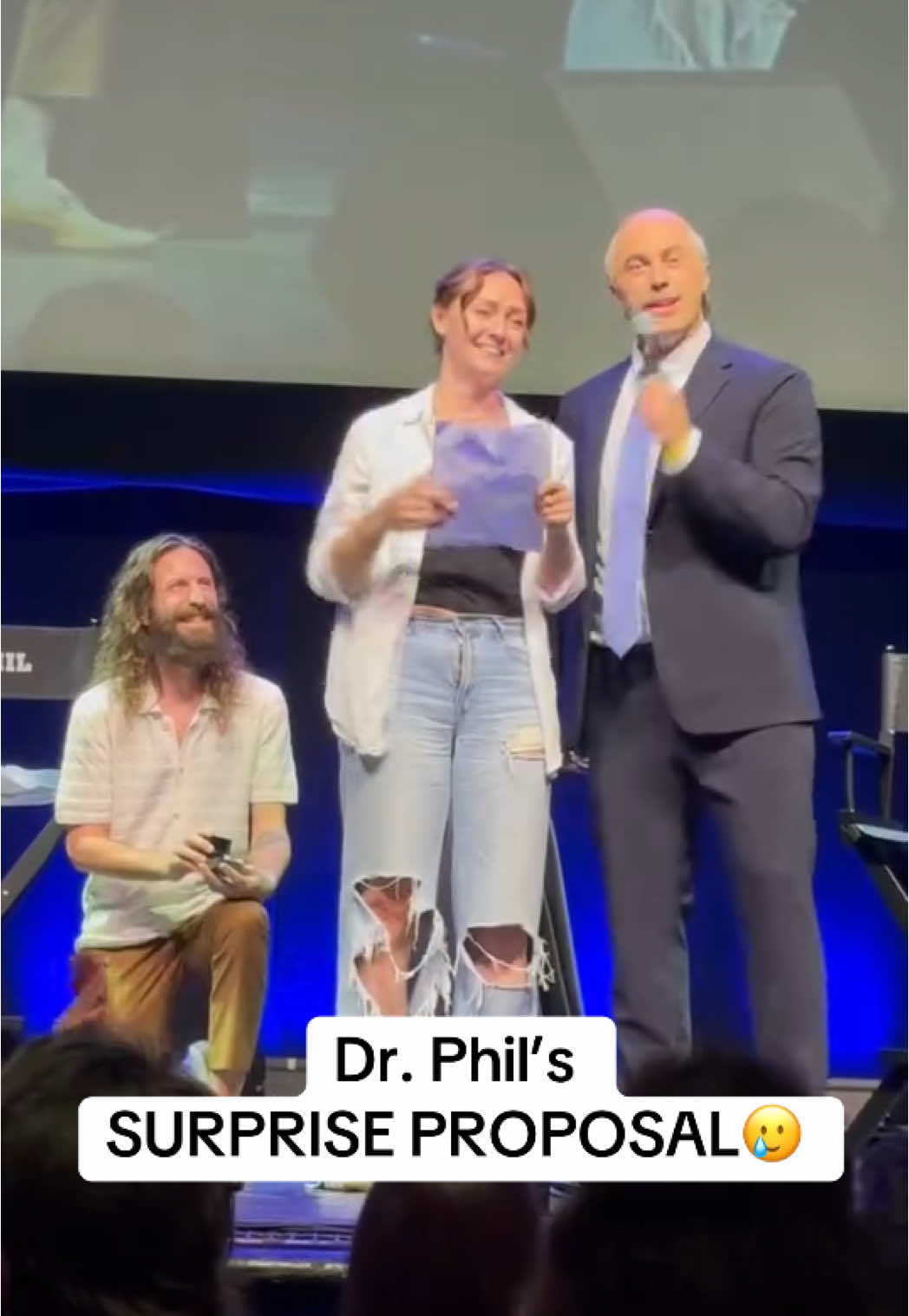 Try and not cry🥲🥲🥲🤣🤣 A SURPRISE PROPOSAL at “Dr. Phil Live”🔥#standupcomedy #adamray #surprise #drphil #comedy #funny #fyp #proposal #kansascity 
