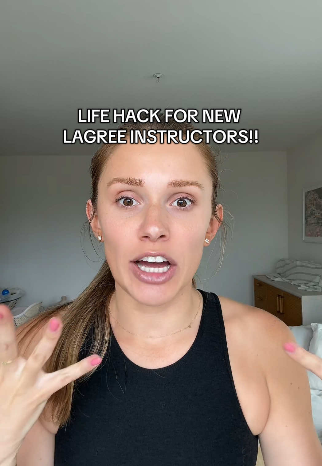 LIFE HACK: use variation patterns!! You do not need to remember 400 different variations per class… that’s crazy talk!! #lagreetrainer #fitnessinstructor #lagreemethod #lagreefitness #lagreetips #lagree 